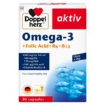 Doppelherz® aktiv Omega-3 + Folic Acid + B6 + B12